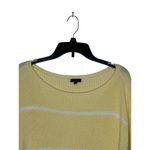 Talbots Women's Sweater Crewneck Chunky Knit Stripe Stitch Pima Cotton Large Photo 4