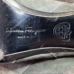 Salvatore Ferragamo  Gray Suede Knee‎ High Boots EU 38 US 8 Pull On Heels Photo 9