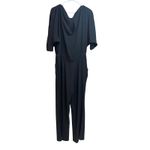 Diane Von Furstenberg  Black‎ Lucy Jumpsuit Boatneck Dolman Sleeve Size 10 Photo 2