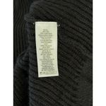 H by Halston Silk Cashmere Blend Black Knit Cardigan XL Faux Fur Collar Luxury Photo 7