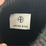 ANINE BING Charlotte Black Cashmere Blend Sweater Size L Photo 5