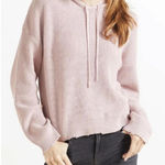 525 America Dusty Pink Shaker Raw Hem Pullover Hoodie - Size - XS Photo 0