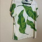 Katie Kime Banana Leaves Tee‎ Size XL Green Photo 3