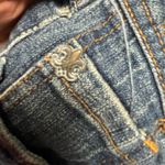 Zana Di Vintage Flare Jeans Size 13 Embroidered Pockets Bootcut Y2K Dark Wash Photo 5