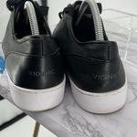 Vionic Keke Supportive Lace Up Black Leather Sneaker Casual Size 11 Low Top Photo 2