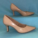 Comfort Plus by Predictions “Janine” Nude patent pointy toe heels pumps size 6.5 Photo 0