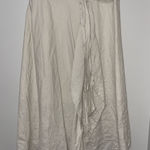 Christopher & Banks Cream Wrap Skirt Photo 0
