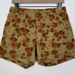 Toad & Co. Earthworks Camp Shorts Organic Cotton Floral Size 4 Photo 0