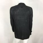 Theory  Petite 0 Gray Open Front Cardigan Cashmere Blend‎ Lightweight Sweater Photo 2