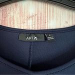 Apt. 9  Navy Blue Colorblock Fit & Flare Scuba Dress Photo 7