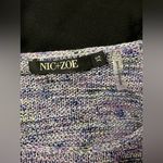 Nic+Zoe Women’s Purple Blue Long Sleeve Lightweight Sweater Top Size X-Small Photo 2