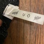 UO Womens Black Sparkle Crop Tank Top M Medium Bust 34” New Festival Photo 2