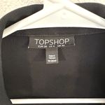 Topshop Women's Black Blazer Jacket Tailored Long Sleeve, Size 6 Photo 2