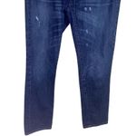 J.Crew Broken in Boyfriend Jean Dark Wash Distressed SZ 28 High Waist Straight Photo 2