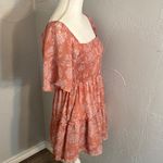 Justify  Rust Floral Mini Dress Photo 4