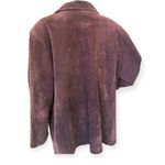 Vintage Margaret Godfrey Women's Purple Leather Jacket Size 3X Photo 3