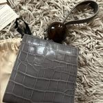 $688 NWOT By Far Leather & Suede Bag With Dustbag Womens Gray Photo 7