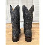 Shyanne  Lasy Floral Embroidered Western Boot Black Leather Size 7.5 NWOB Cowgirl Photo 10