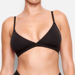 SKIMS  Fits Everybody Triangle Bralette Onyx black size XS NWT Photo 1
