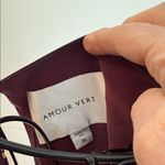 Amour Vert Amour vent three-quarter sleeve floral silk dress Photo 4