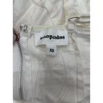 superdown  Rocky Denim Spaghetti Strap Bodysuit White Womens Size XS Photo 9