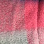 Forever 21 NEW fluffy multi colored checkered scarf 74x18” Fringe Photo 4