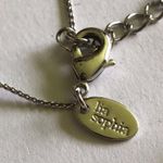 Lia Sophia  Silver Tone Blue & Brown Beaded Necklace Photo 3