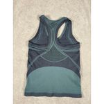 Athleta Allyson Felix Legend Shine Tank S Teal Gray V Neck Stretch Athletic Photo 4