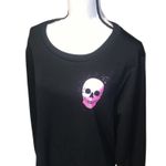 Torrid Cupro Long Sleeve Active Sweatshirt Skull 2X Photo 2
