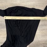 Lululemon  Black Universal Draped Waterfall Wrap Women’s Size 6 Thumb Holes Photo 7