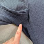 Theory Pants Womens 6 Navy Blue Textured Embossed Cropped Trousers MADE IN USA Photo 5