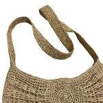 Ale By Alessandra  Rafia Straw Medium Size Purse Long Strap Coastal Boho Resort Photo 3