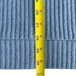 Wilfred  by Aritzia Long Sleeve Oversized V-Neck Ribbed Sweater Periwinkle Sz XS Photo 5