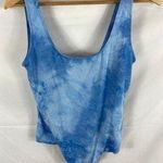 Sophie Rue NWT  Tie Dye Blue Bodysuit size L Photo 0