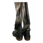 Guess black leather, vintage boots, straps and buckles, moto boots, vintage 90s Photo 9