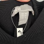 ASOS  Womens Long Sleeve Cold Shoulder Minimalist V-Neck Sweater‎ Maxi Dress 14 Photo 5