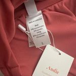 ANDIE NWT The Scala Bikini Strapless Padded Bandeau Top Swim L Punch Pink #3420 Photo 8