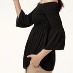 Babaton EUC Aritzia  Grantland Top Dusty Pink Size Small Photo 2