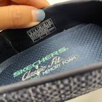 Skechers Womens Be Light - Infiknitely Size 9 Navy Knit Flats Shoes Athletic Photo 4