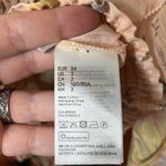 H&M  Pink Mesh Ruffle Floral Crop Top Size 2 Photo 4