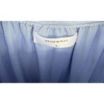 Hello Molly  Tiered Chambray Mini Dress Western Boho Denim Small lined linen Photo 1