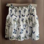 Disney  Alice Butterfly Mini Skirt Medium Y2K Fairy Tiered Cottagecore Boho Sheer Photo 0