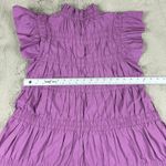 NWT Sea New York Flutter Sleeve Steph Tunic Dress Tiered‎ Ruffle Purple Crocus M Size M Photo 4