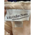 B.B. Collections Strapless Dress Floral Applique Tiered Midi Party Cocktail Size 4 Photo 3