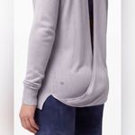 Lululemon  Back To Balance Long Sleeve Sweater Open Back Iced Iris Size 8,10? Photo 2