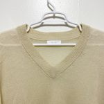 Oak + Fort Tan V-Neck Sweater Photo 5