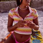 Free People  Babe Town Polo Size Large Photo 0