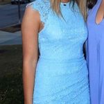 Xenia Blue Lace Dress Photo 0