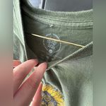 Pawz Paws Dog Mom Green T-Shirt with Sunflower and Paw Print Design Photo 2