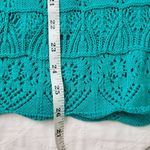 Christina XL aquamarine Knit Pullover top Green Photo 7